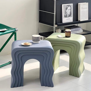 Unique Wave Arch Side Table  Stool