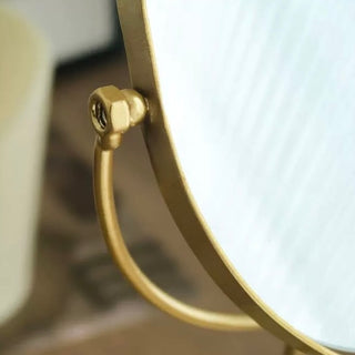 AdjustableAngle Nuance Oval Tabletop Mirror  Mirror Stand