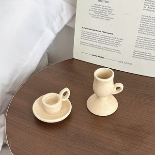 Ceramic Natural Candle Holder
