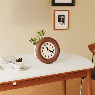 ChubbyFrame Color Round Clock  Table Clock