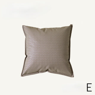 Rich Faux Leather Braided Cushion Cover  45 x 45 cm Nuance Colors