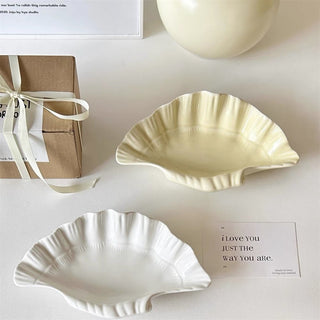 Shell motif accessory tray seashell