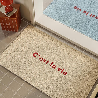 Simple Lettering Color Entrance Mat  50 x 80 cm Mud Removal