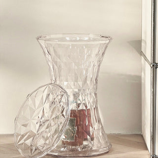 Clear Color Storage Side Table Stool  Chair