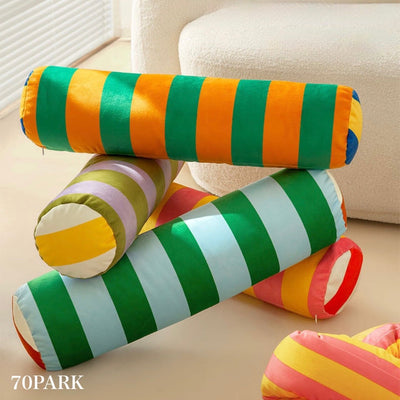 Multicolor Stripe Long Cushion  60cm