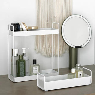 Iron Frame Slim Tier Tray Rack   Cosmetic Storage