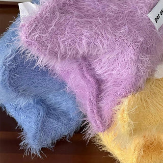 Color Shaggy Tissue Case  Tissue Cover