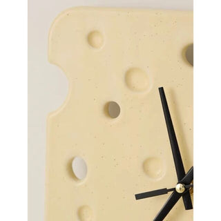 Cheese motif ceramic clockin  wall clock