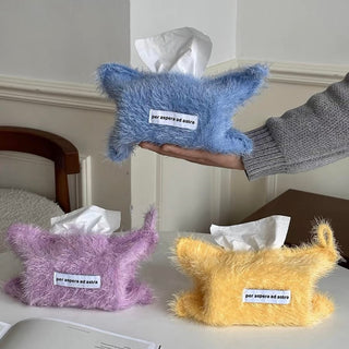 Color Shaggy Tissue Case  Tissue Cover