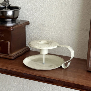 Vintage Iron Candle Holder