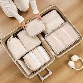 Piece Set Compact Storage Travel Pouch  Hanging Pouch