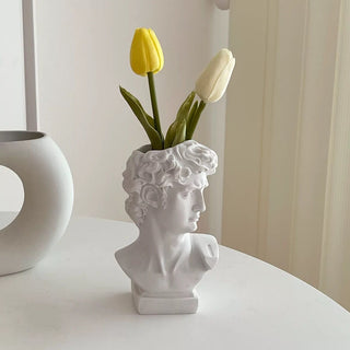 Sculpture Motif Brush Stand Pen Holder Vase Object
