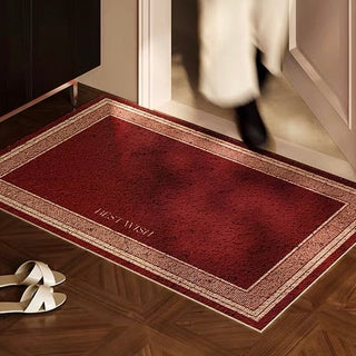 Red color entrance mat 50x80 mud-removing mat