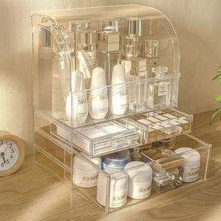 Clear Large Capacity Cosmetic Box 2 Sizes  Makeup Storage