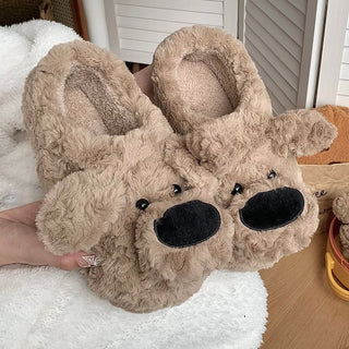 Fluffy Dog Room Shoes Indoor Slippers for Dogs