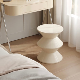 Zigzag Round Three-Tier Side Table Stool