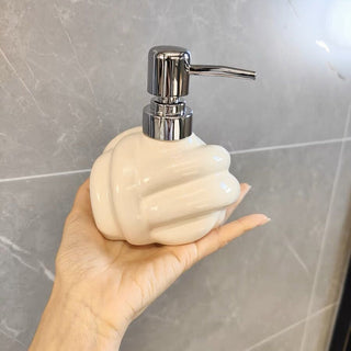 Knot Ceramic Dispenser  Refillable Bottle