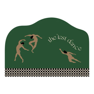 Dancer motif water-repellent entrance mat 50 x 80 cm