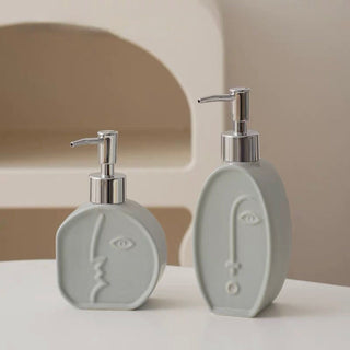 piece set Face Ceramic Dispenser