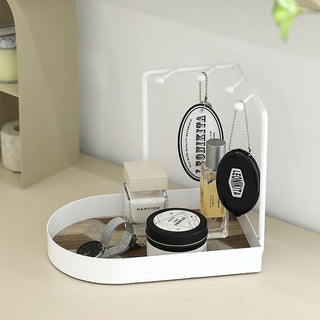 Corner Key Stand Tray   Entryway Storage Small Item Holder
