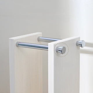 Silver Frame Monotone Two-Tier Display Rack  Storage