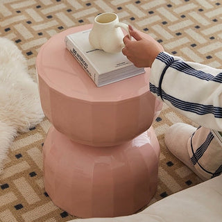 Multi-faceted Cutting Side Table Stool