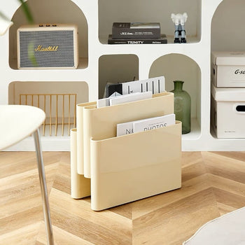 4 Pocket Magazine Rack  Storage Book Stand