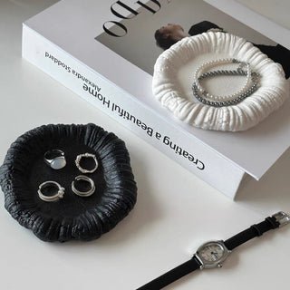 Matte Color Nuance Round Mini Accessory Tray