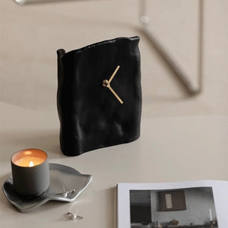Rectangle Nuance Art Clock   Silent Desk Clock