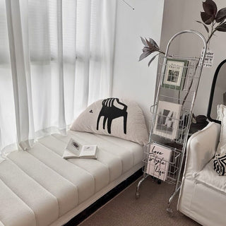 Castered Vertical Magazine Rack Storage Display