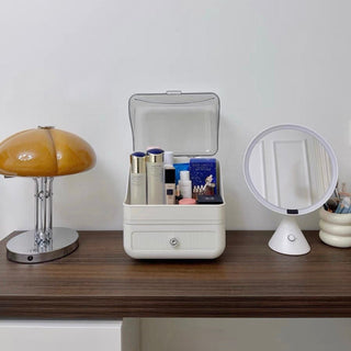 Square Compact Cosmetic Box  Cosmetic Storage