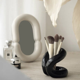 Chubby Ceramic Brush Stand  Multi-purpose stand pen holder