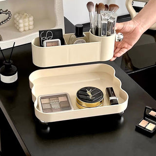 WaveDesign Cosmetic Storage Tray  Brush Stand