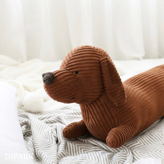 Dachshund Long Cushion Hugging Pillow 110cm Plush Toy