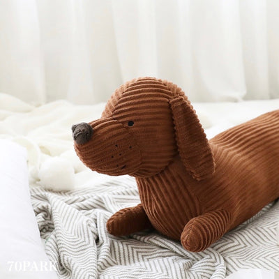 Dachshund Long Cushion Hugging Pillow 110cm Plush Toy