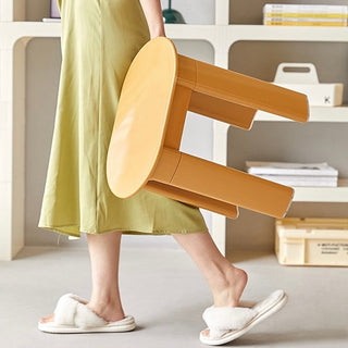Color Oval Side Table Stool   in   Chair