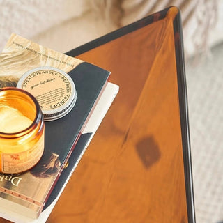 Acrylic Triangle Stool Side Table