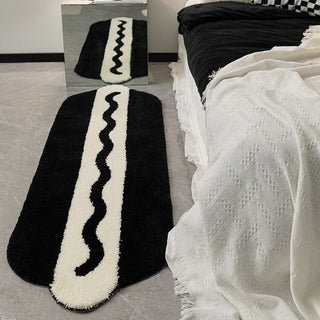 Hot dog motif long rug mat absorbent 40 x 120 cm