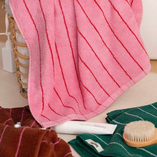 Pin Stripe Color Bath Towel  100% Cotton Hanging Combed Cotton Large Towel Blanket