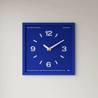 Square Frame Color Clock  Wall Clock