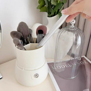 Covered Makeup Brush Stand Pen Holder Storage