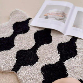 Wavy Monotone Door Mat 40x70