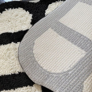 Checker Rug Mat  Absorbent Bath Mat 50 x 80