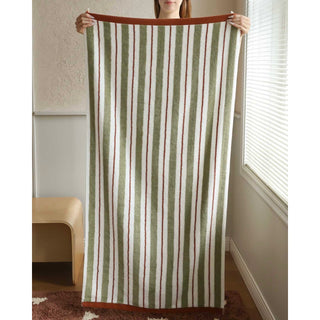 Mixed Stripe Color Bath Towel  100% Cotton Combed Cotton Absorbent Large Size Towel Blanket