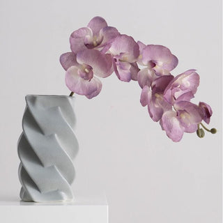 Twisted Ceramic Flower Vase