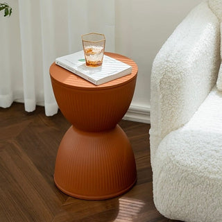 Hourglass design Simple side table stoolin  chair