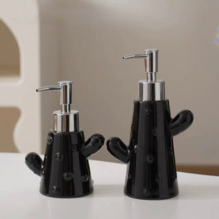 Piece Set: Cactus Ceramic Dispenser