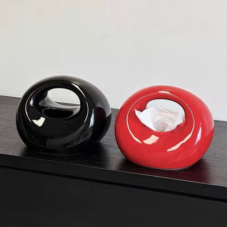 Chubby Round Ceramic Tissue Case