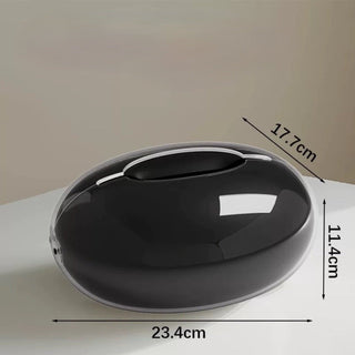 Capsule Silhouette Tissue Case  Monotone Tissue Box