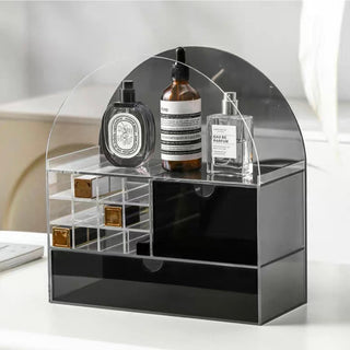 Acrylic Clear Arch Cosmetic Storage Box